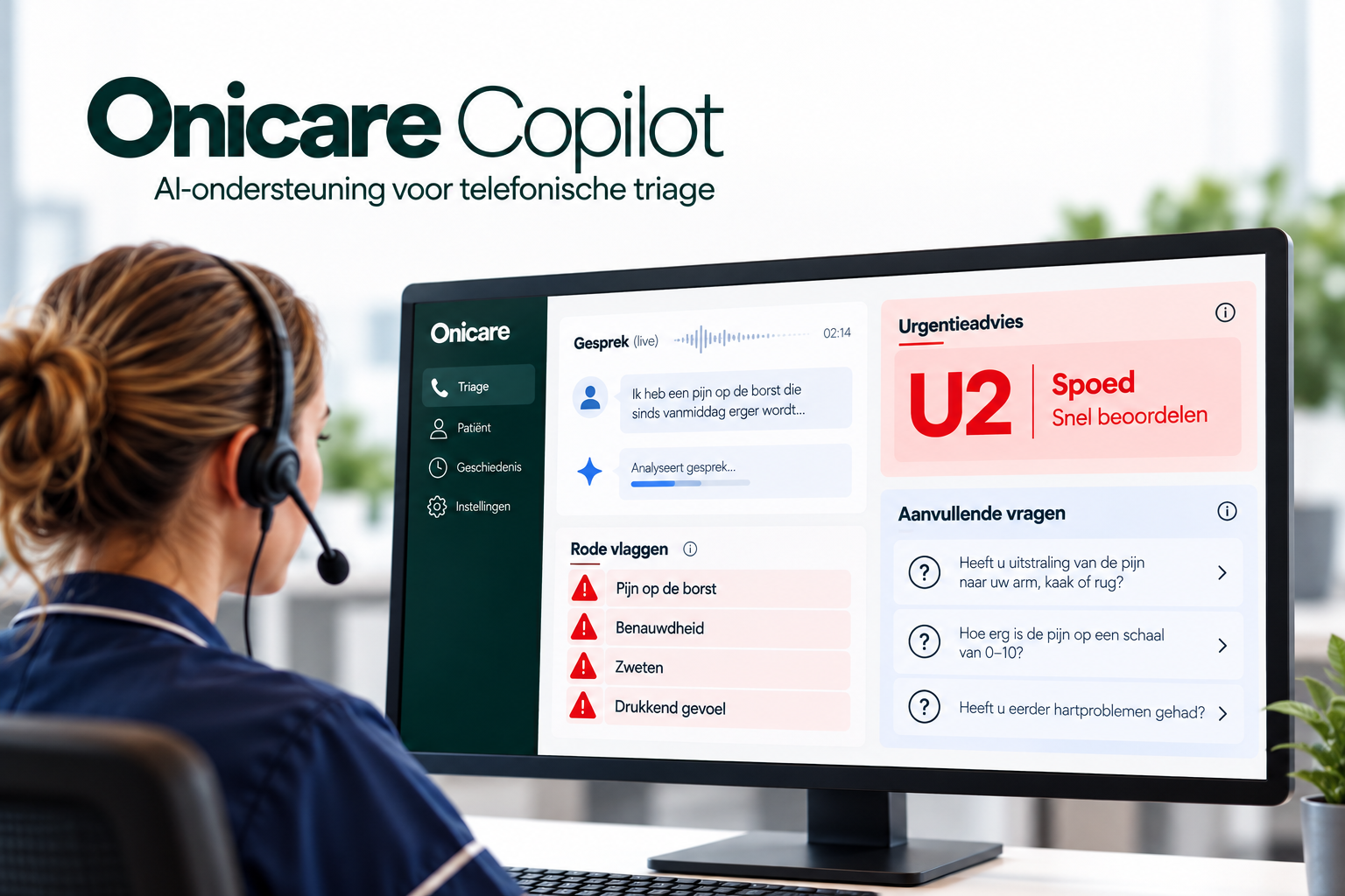 Onicare Copilot voor telefonische triage
